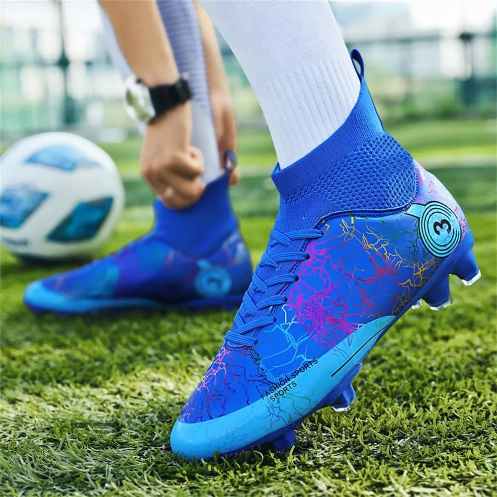 Kids Soccer Shoes Boys Football Cleats Professional Athletic Outdoor Trainning Football Shoes Youth Girl Turf Soccer Cleats