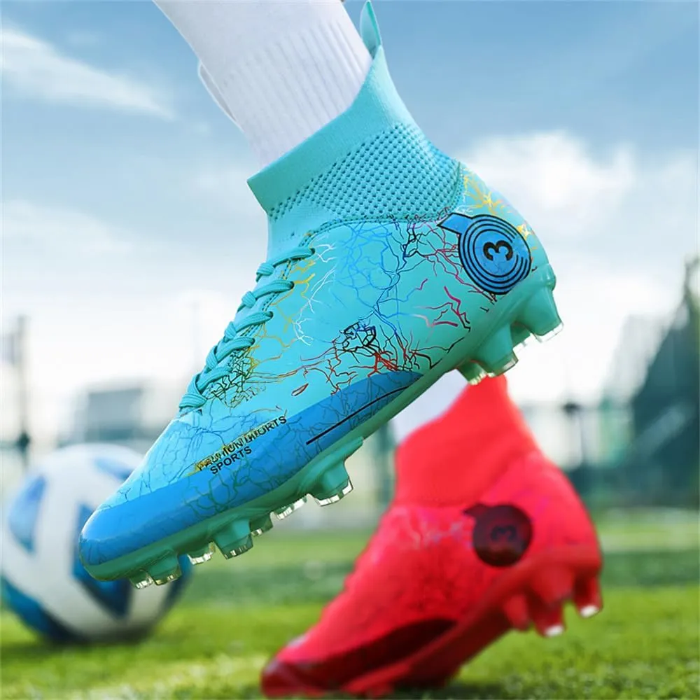 Kids Soccer Shoes Boys Football Cleats Professional Athletic Outdoor Trainning Football Shoes Youth Girl Turf Soccer Cleats