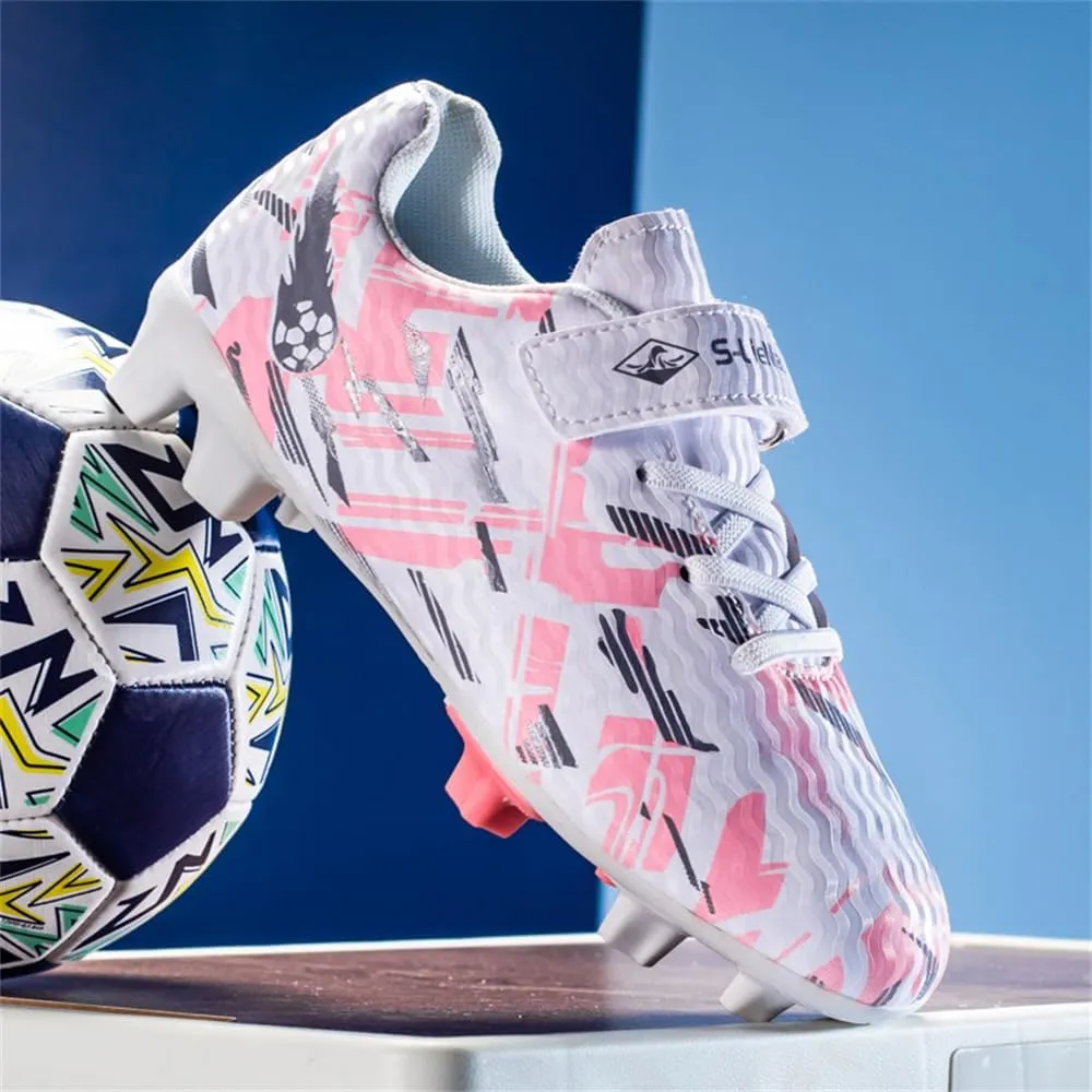 Kids Soccer Shoes Boys Football Cleats Professional Athletic Outdoor Trainning Football Shoes Youth Girl Turf Soccer Cleats