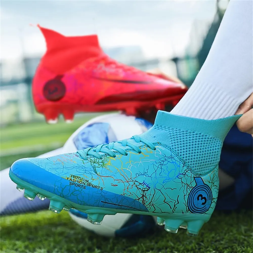 Kids Soccer Shoes Boys Football Cleats Professional Athletic Outdoor Trainning Football Shoes Youth Girl Turf Soccer Cleats
