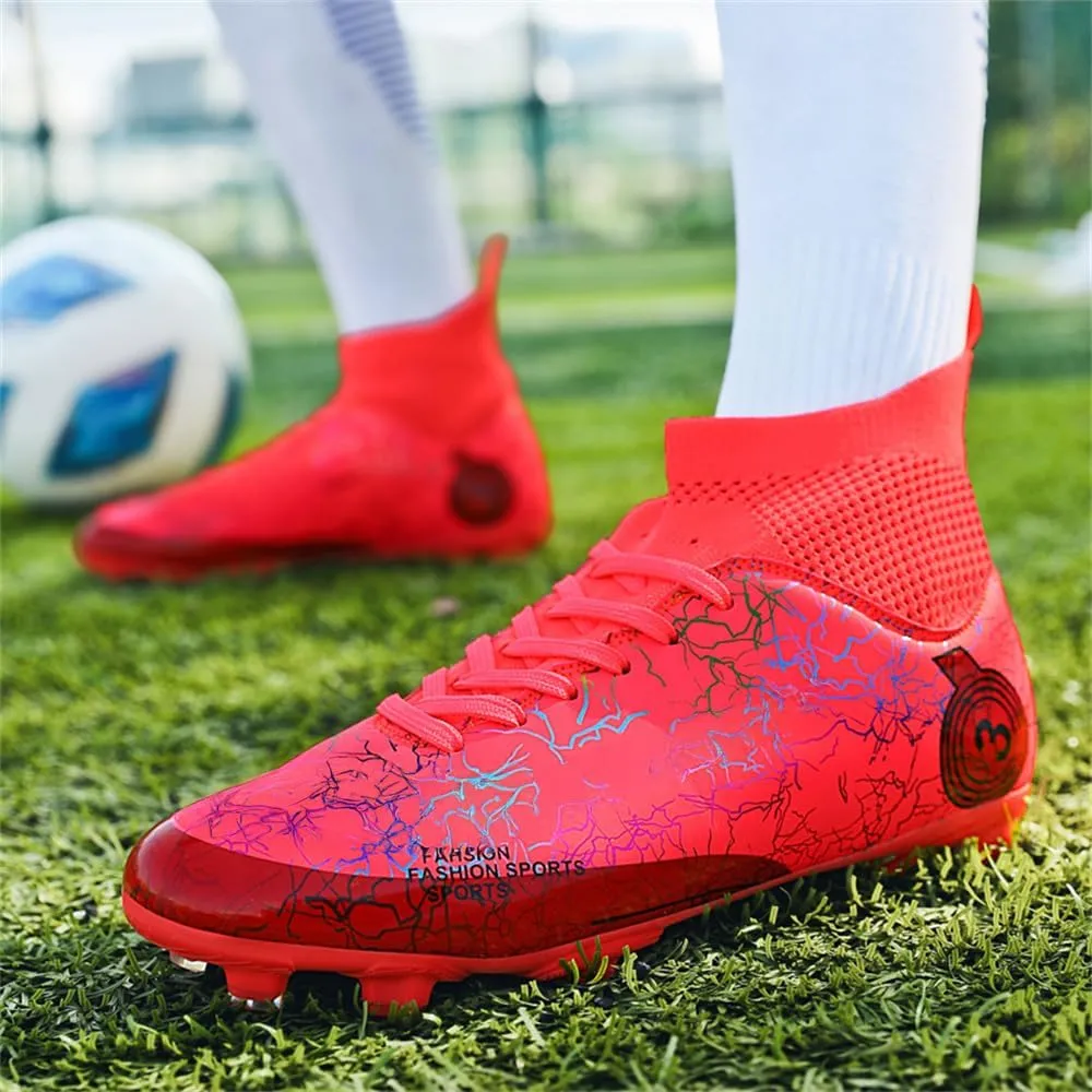 Kids Soccer Shoes Boys Football Cleats Professional Athletic Outdoor Trainning Football Shoes Youth Girl Turf Soccer Cleats
