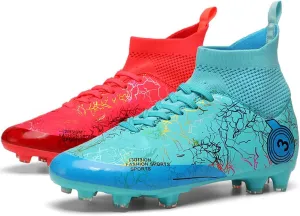 Kids Soccer Shoes Boys Football Cleats Professional Athletic Outdoor Trainning Football Shoes Youth Girl Turf Soccer Cleats