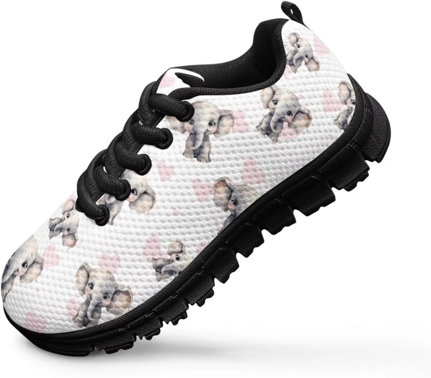Kids Sports Tennis Shoes Breathable Athletic Running Sneakers Non Slip Lightweight Girls Casual Travel Walking Shoes