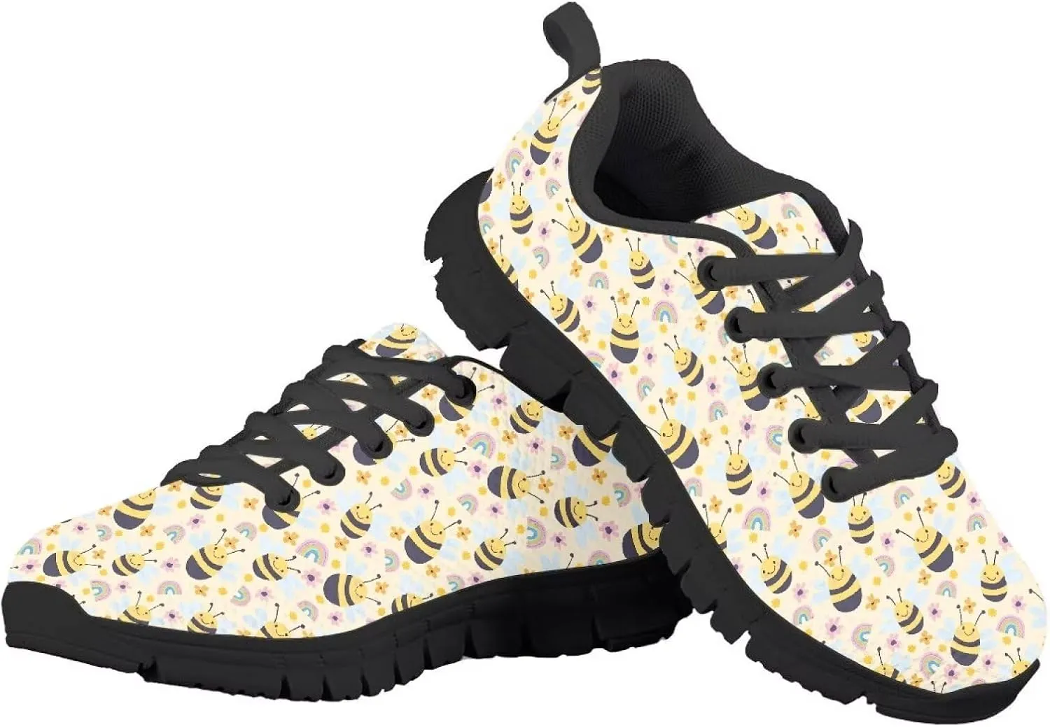 Kids Sports Tennis Shoes Breathable Athletic Running Sneakers Non Slip Lightweight Girls Casual Travel Walking Shoes
