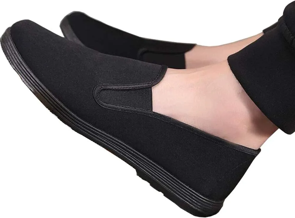 Martial Art/Kung Fu/Tai Chi Shoes Rubber Sole Canvas Shoes Unisex Black