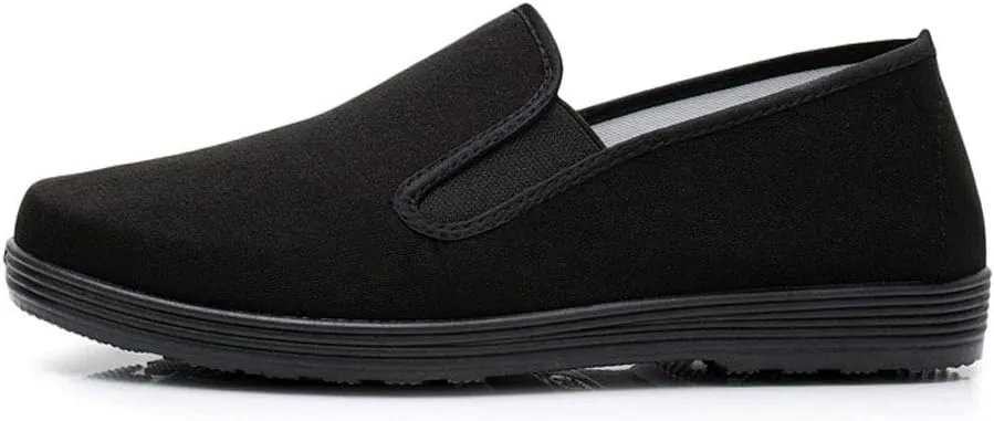 Martial Art/Kung Fu/Tai Chi Shoes Rubber Sole Canvas Shoes Unisex Black