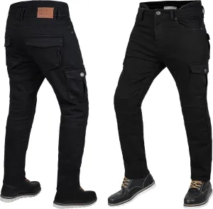 Men Motorcycle Jeans Motorbike Protective Pants Reinforced Denim Trousers Kevlar Protective CE Approved Removable Armored