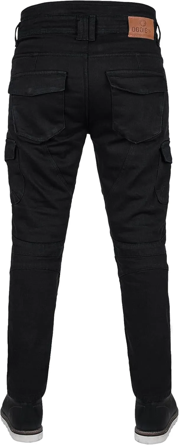 Men Motorcycle Jeans Motorbike Protective Pants Reinforced Denim Trousers Kevlar Protective CE Approved Removable Armored