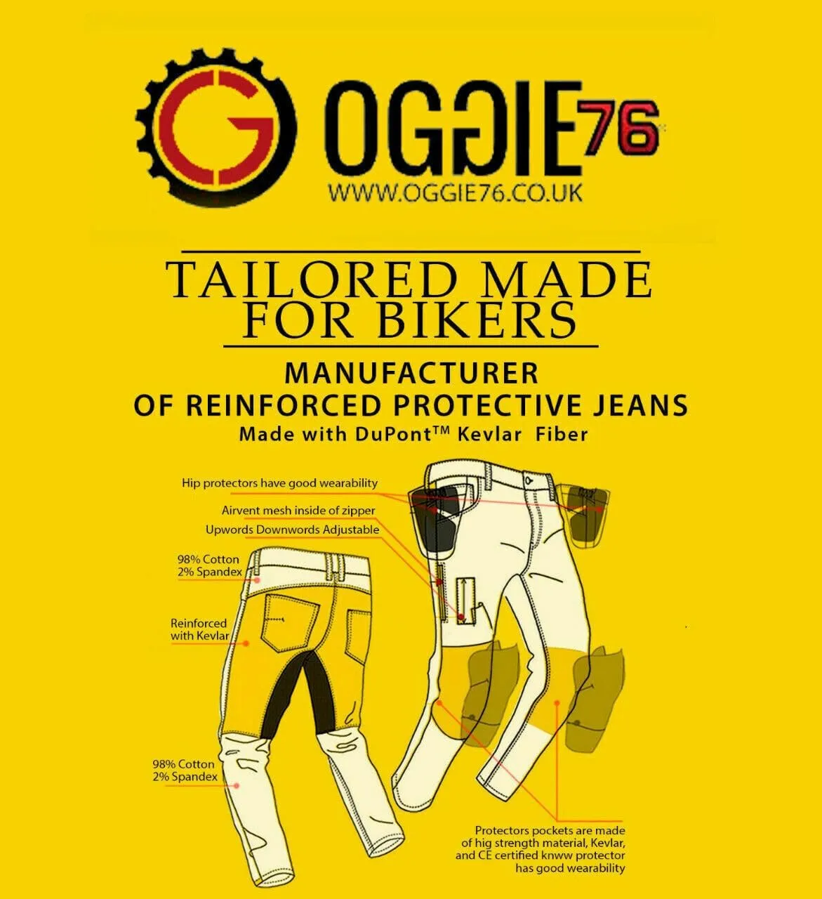 Men Motorcycle Jeans Motorbike Protective Pants Reinforced Denim Trousers Kevlar Protective CE Approved Removable Armored
