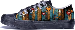 Men Skull Printed Shoes Custom Personalized Design Cool Print Low Top Fashion Sneakers for Teen Boys Girls Student Women Canvas Shoes Cosplay Classic Casual Shoes
