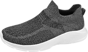 Men's City Streetwear Slip on Walking Shoes Breathable Mesh Lightweight Fashionable Design with Arch Support for All-Day Comfort Thick Sole in Walking & Casual Outings for Men