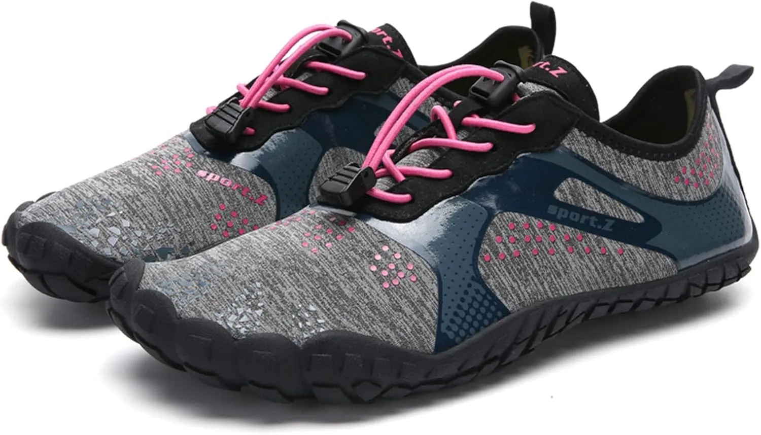 Men's Minimalist Barefoot Shoes Lightweight Sport Gym Jogging Walking Sneaker Breathable Lace Up Shoes for Men