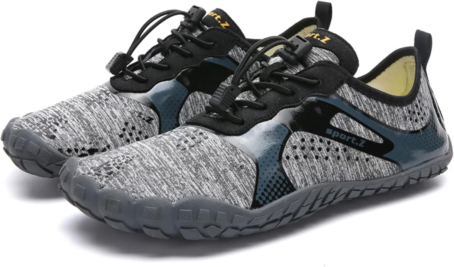 Men's Minimalist Barefoot Shoes Lightweight Sport Gym Jogging Walking Sneaker Breathable Lace Up Shoes for Men