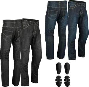Mens Motorcycle Jeans Protective Motocross Denim Jeans Pants Reinforced Hip and Knee Safety with CE Removable Armor