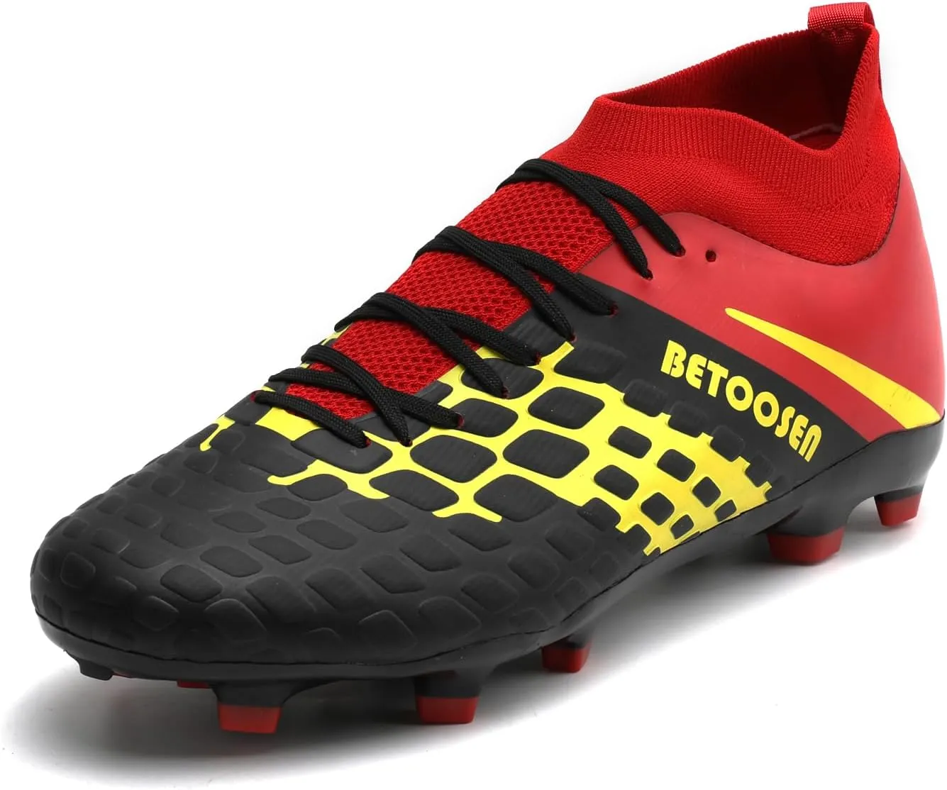Men's Outdoor Firm Ground Football Soccer Cleats Shoes Futsal Football Training Sneakers