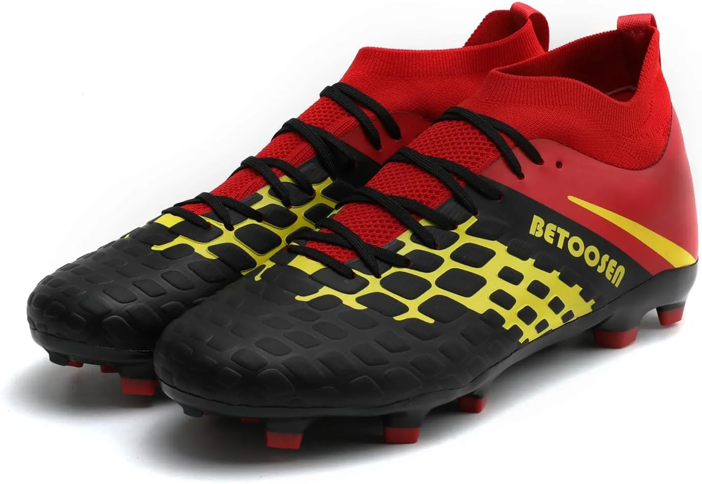 Men's Outdoor Firm Ground Football Soccer Cleats Shoes Futsal Football Training Sneakers