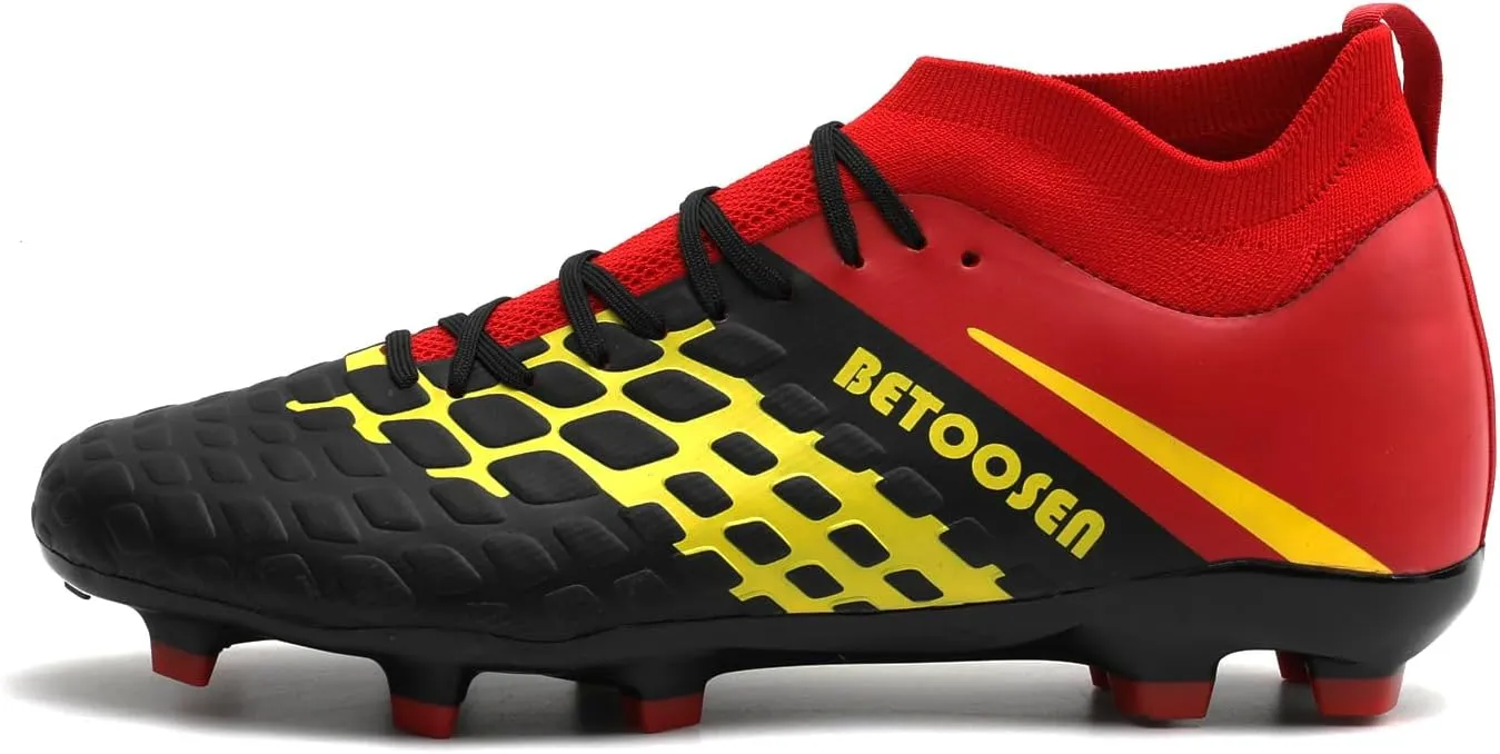 Men's Outdoor Firm Ground Football Soccer Cleats Shoes Futsal Football Training Sneakers