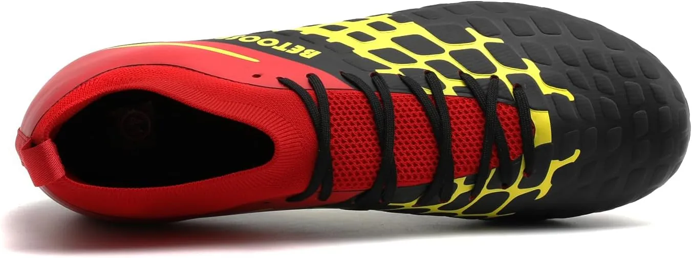 Men's Outdoor Firm Ground Football Soccer Cleats Shoes Futsal Football Training Sneakers