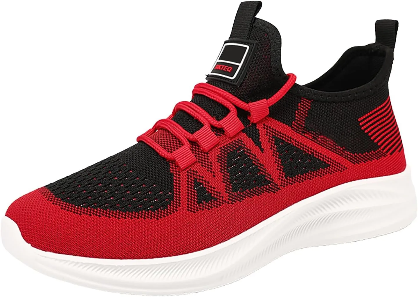 Men's Reathable Stretch Canvas Shoes Breathable Elastic Fly Woven Mesh Sneaker Convenient Elderly Slip on Shoes