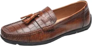 Men's Slip-On Comfortable Walking Loafers Lightweight Casual Shoes with All-Day Comfort
