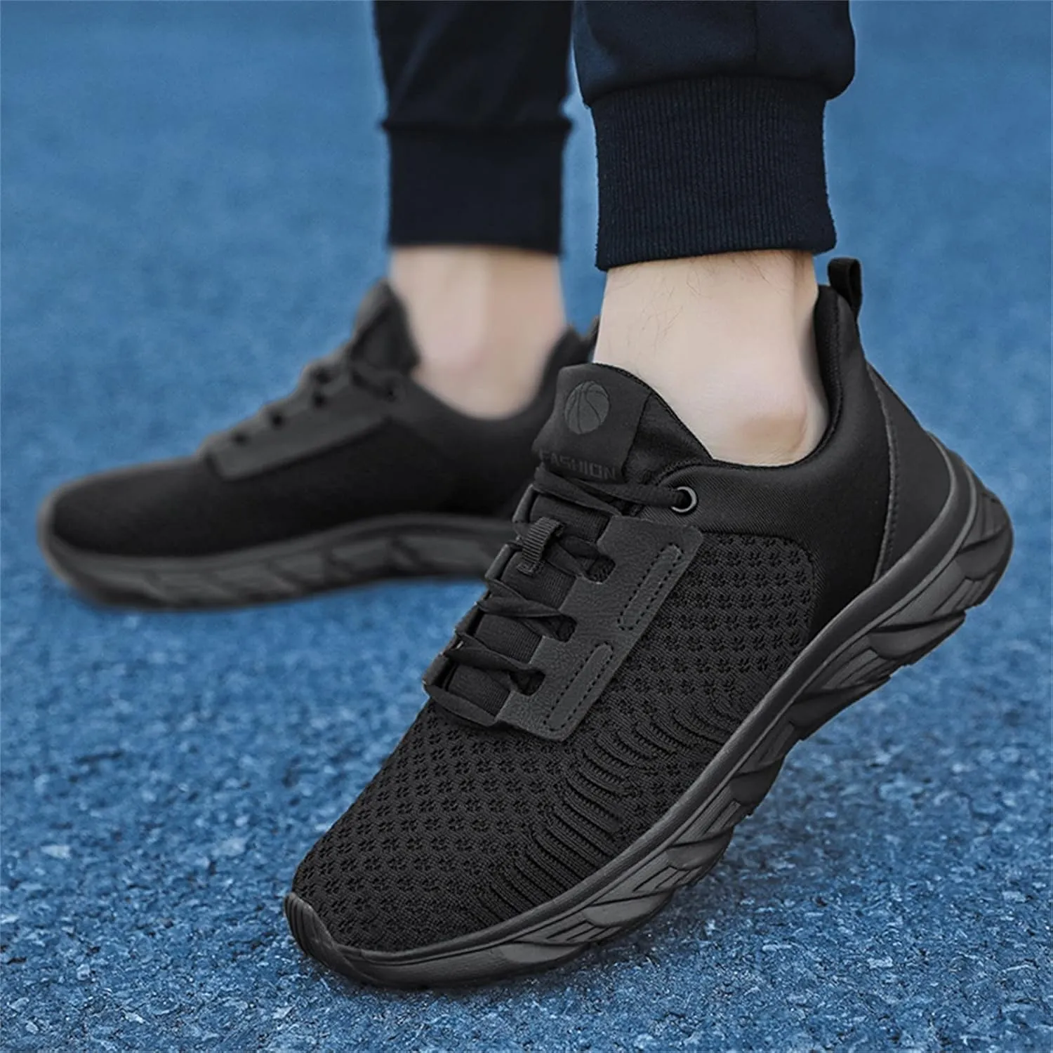 Men's Stretch Memory Foam Shoes Breathable Casual Comfortable Walking Sneaker Men's Comfortable Diabetic Shoes
