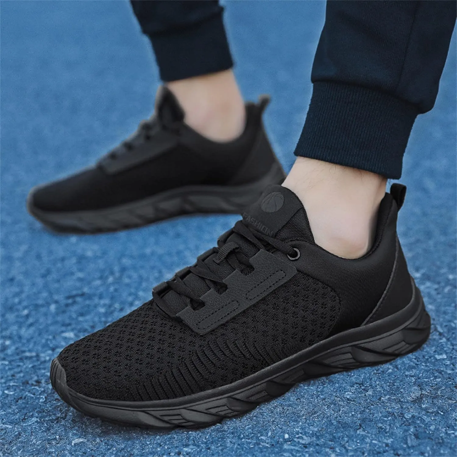 Men's Stretch Memory Foam Shoes Breathable Casual Comfortable Walking Sneaker Men's Comfortable Diabetic Shoes