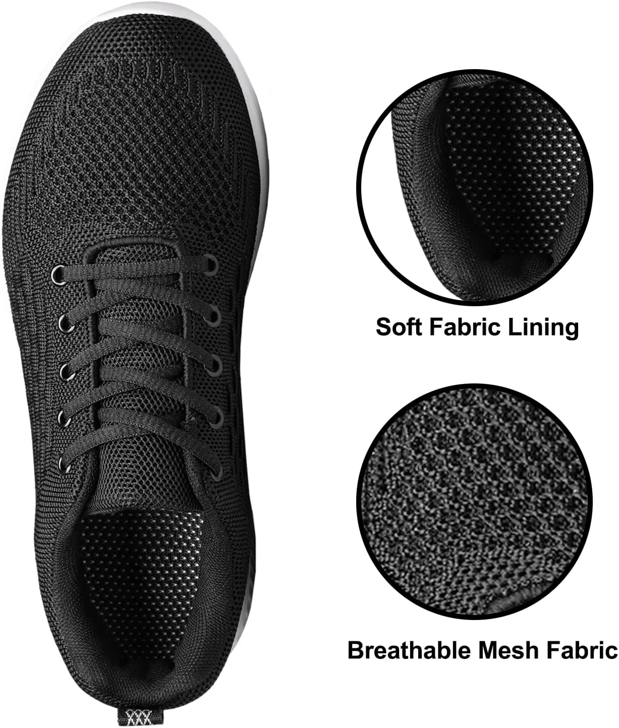 Men's Walking & Running Shoes - Lightweight, Breathable, Comfortable Fashion Sneakers
