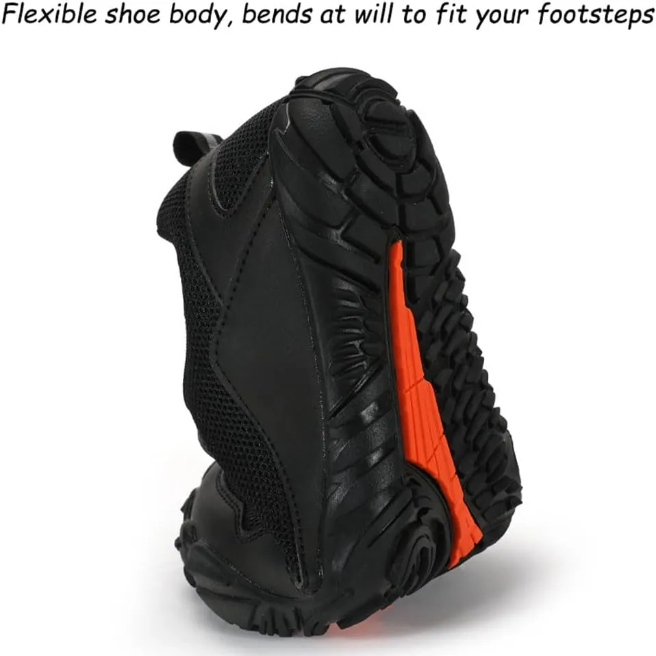 Men's Women's Low Walking Shoes, Breathable Lightweight Anti-Slip Trainers, Outdoors Unisex Hiking & Trekking & Climbing Five-Finger Footwear, Backpacking Camping Biking Sports Shoes, 36-46 EU