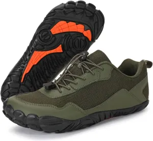 Men's Women's Low Walking Shoes, Breathable Lightweight Anti-Slip Trainers, Outdoors Unisex Hiking & Trekking & Climbing Five-Finger Footwear, Backpacking Camping Biking Sports Shoes, 36-46 EU