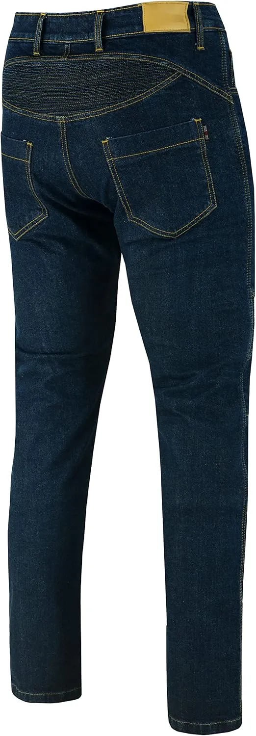 Motorcycle Kevlar Jeans Protective Motorcycle Denim Jeans Pants Reinforced Hip and Knee Safety with CE Removable Armor