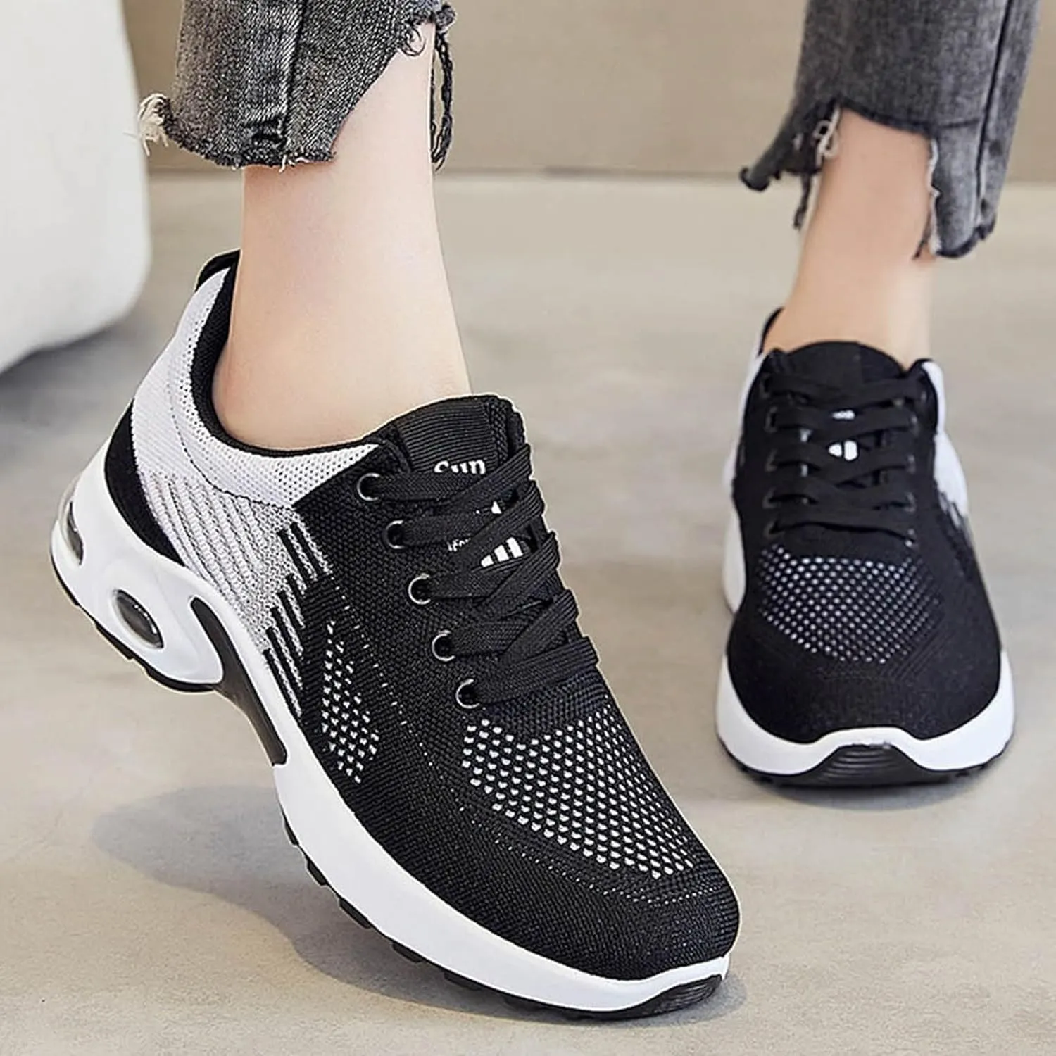 Musabela Orthopedic Shoes for Women,Musabela Orthopedic Wide Toe Box Sneakers for Women,Slip On Air Cushion Sneakers