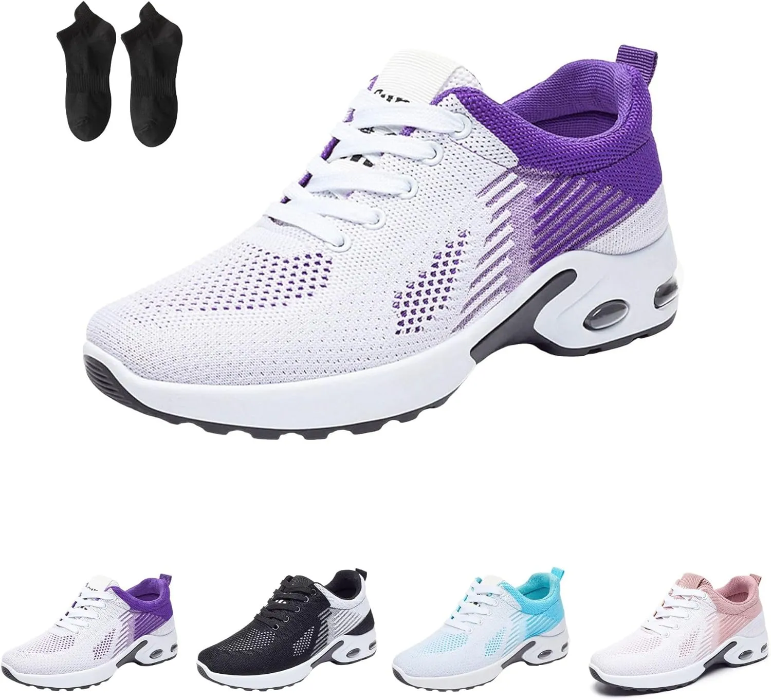 Musabela Orthopedic Shoes for Women,Musabela Orthopedic Wide Toe Box Sneakers for Women,Slip On Air Cushion Sneakers
