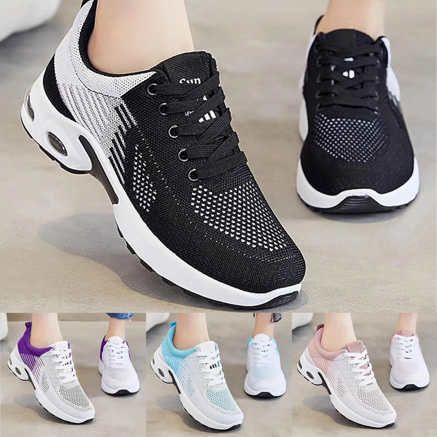 Musabela Orthopedic Shoes for Women,Musabela Orthopedic Wide Toe Box Sneakers for Women,Slip On Air Cushion Sneakers