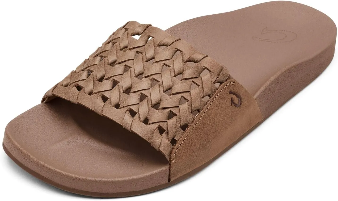 OLUKAI Kamola Women's Slide Sandal, Everyday Stylish Shoe, All-Day Wear & Comfortable Fit
