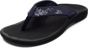 OLUKAI Ohana Women's Beach Sandals, Water Resistant Flip Flops, Arch Support & Comfort Fit, Lightweight & Durable, Enhanced Grip & Traction
