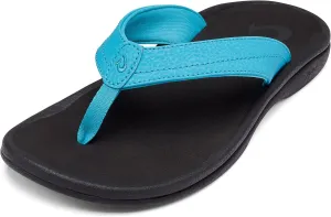 OLUKAI Ohana Women's Beach Sandals, Water Resistant Flip Flops, Arch Support & Comfort Fit, Lightweight & Durable, Enhanced Grip & Traction