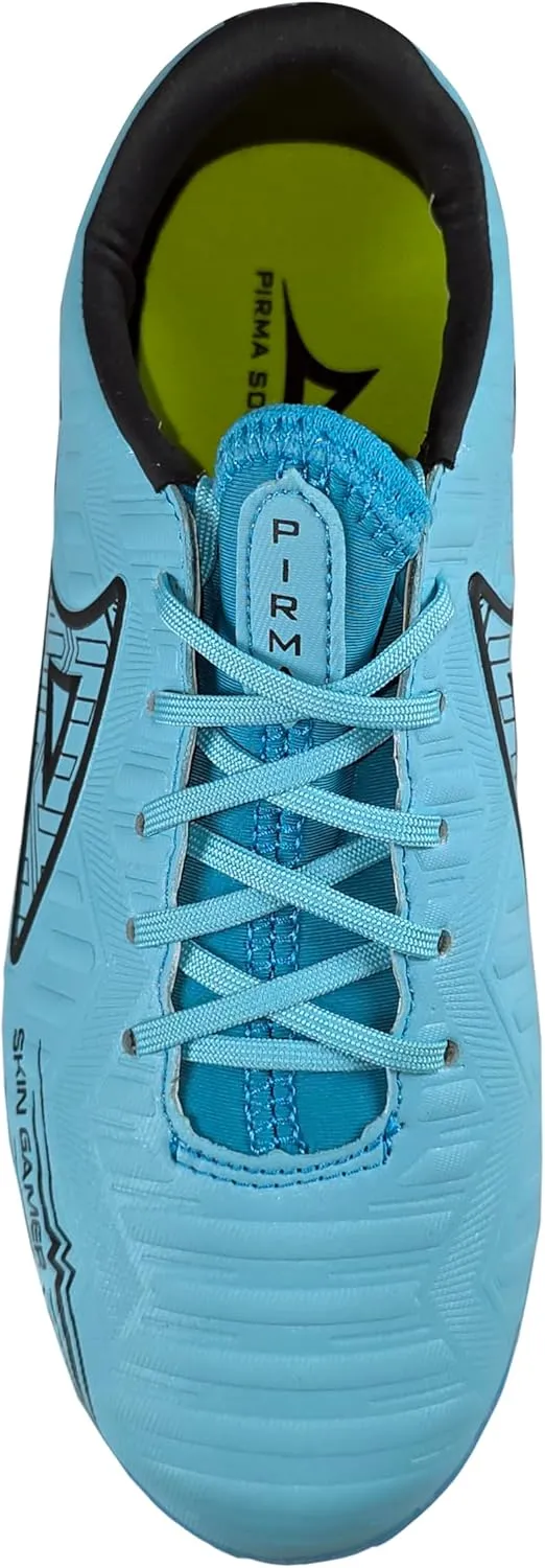 Pirma Skin Gamer Youth Soccer Cleats, FG Football Boots, Available in White, Blue, Black
