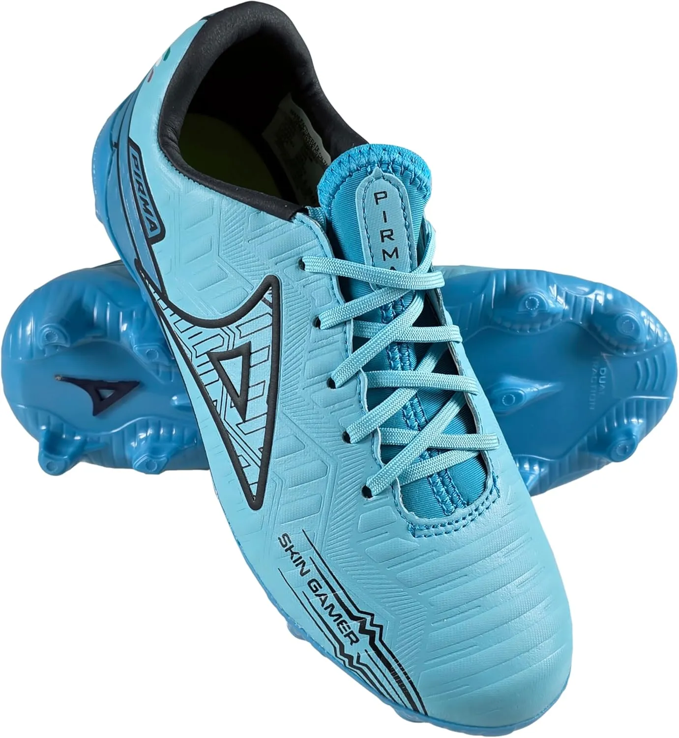 Pirma Skin Gamer Youth Soccer Cleats, FG Football Boots, Available in White, Blue, Black