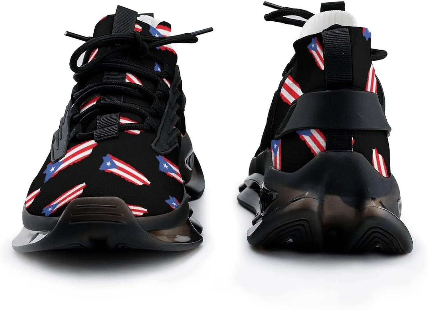 PR Flag Island Men's Running Shoes Lightweight Walking Shoe Breathable Sneaker