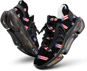 PR Flag Island Men's Running Shoes Lightweight Walking Shoe Breathable Sneaker
