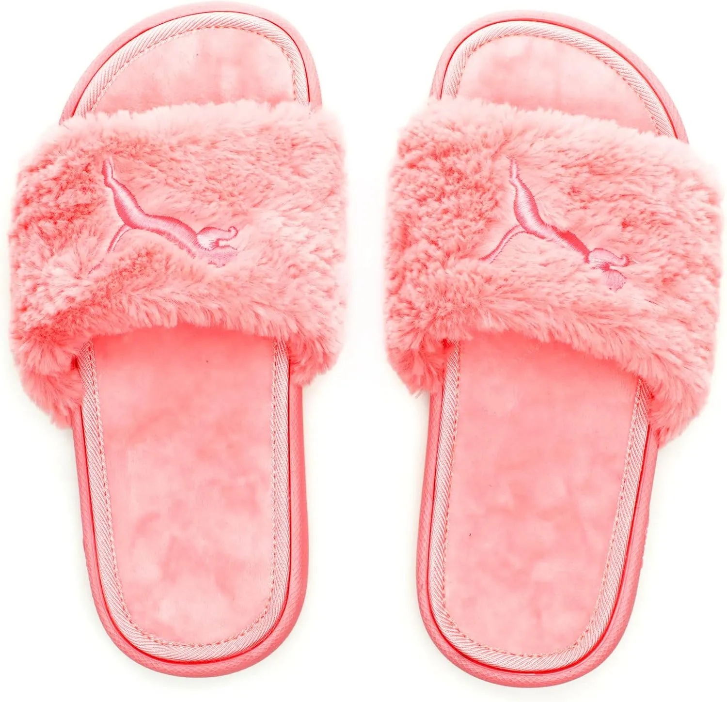 PUMA Unisex-Child Cool Cat Fluffy Slide Sandal