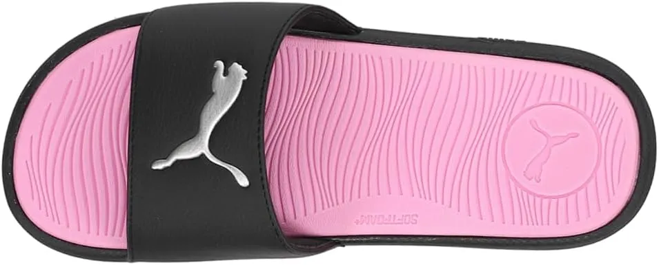 Puma Womens Cool Cat 2.0 Sport Logo Slide - Black