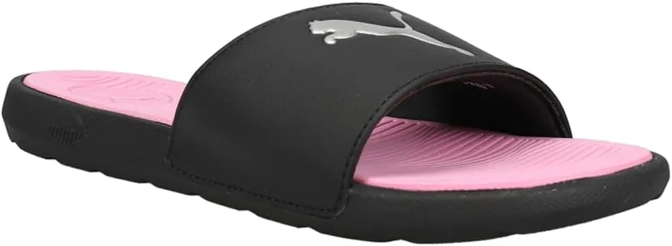 Puma Womens Cool Cat 2.0 Sport Logo Slide - Black