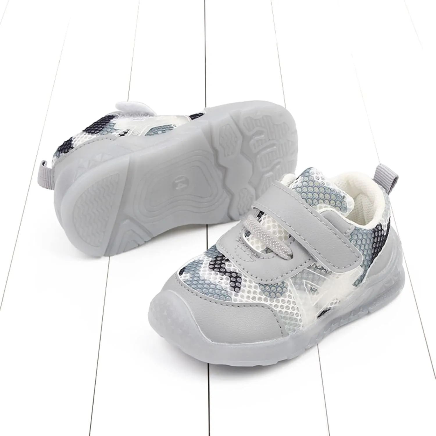 Roller Shoes for Girls Boys and Girls Children Breathable Hook Loop Non Slip Soft Sole Size 5 Shoes for Girls