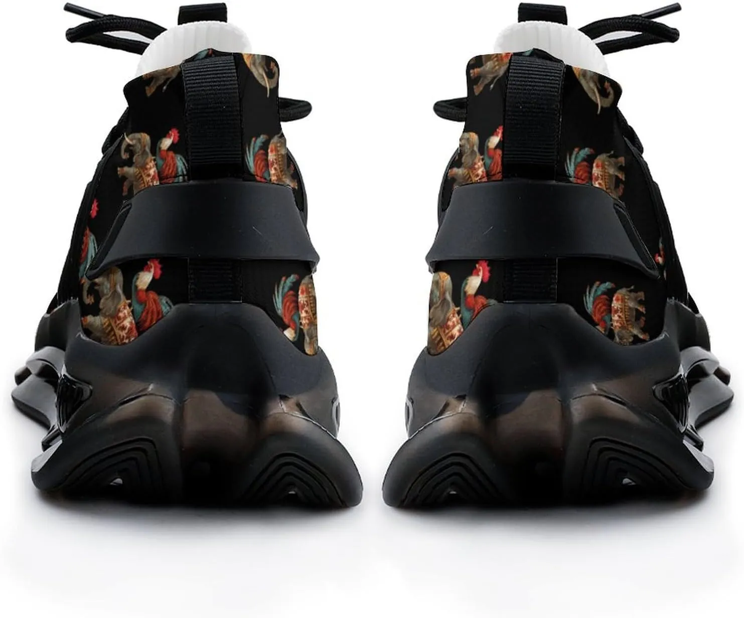 Rooster and Elephant Men's Running Shoes Lightweight Walking Shoe Breathable Sneaker