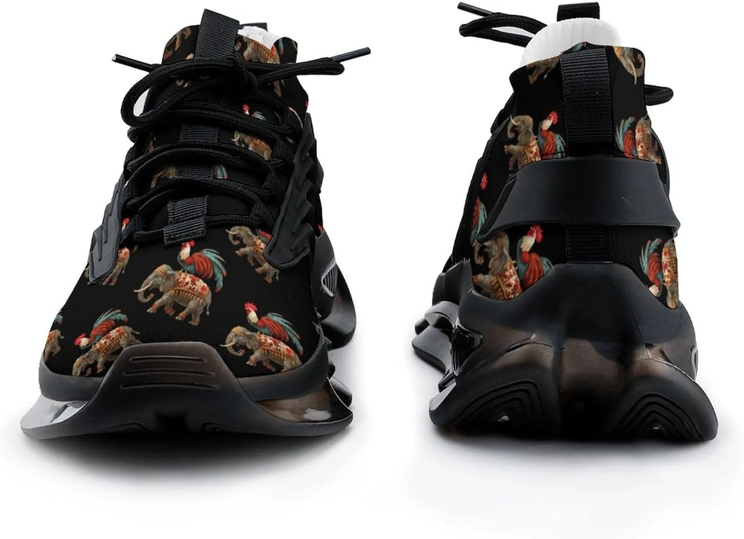 Rooster and Elephant Men's Running Shoes Lightweight Walking Shoe Breathable Sneaker
