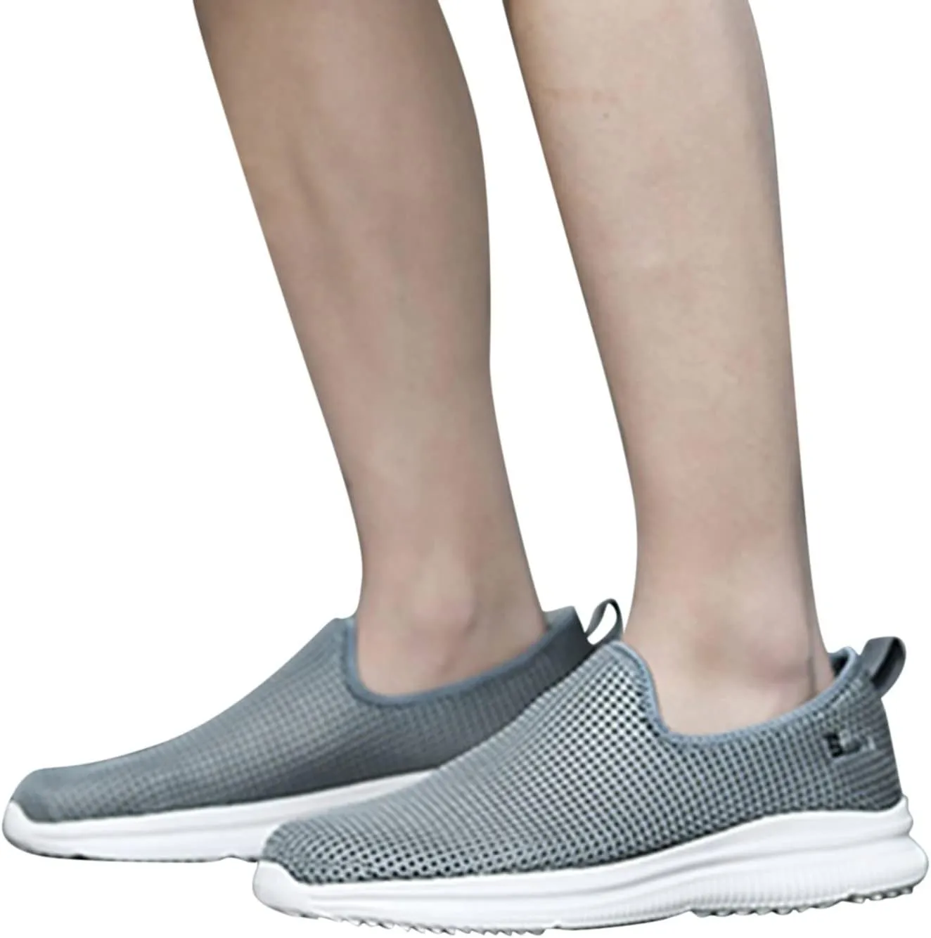 Running Shoes for Men Mesh Ladies Casual Shoes Platform Sneakers Men's KnitFlex Breeze Mesh Sneakers Oxfords Lace White Tennis Shoe Loafers Shoe