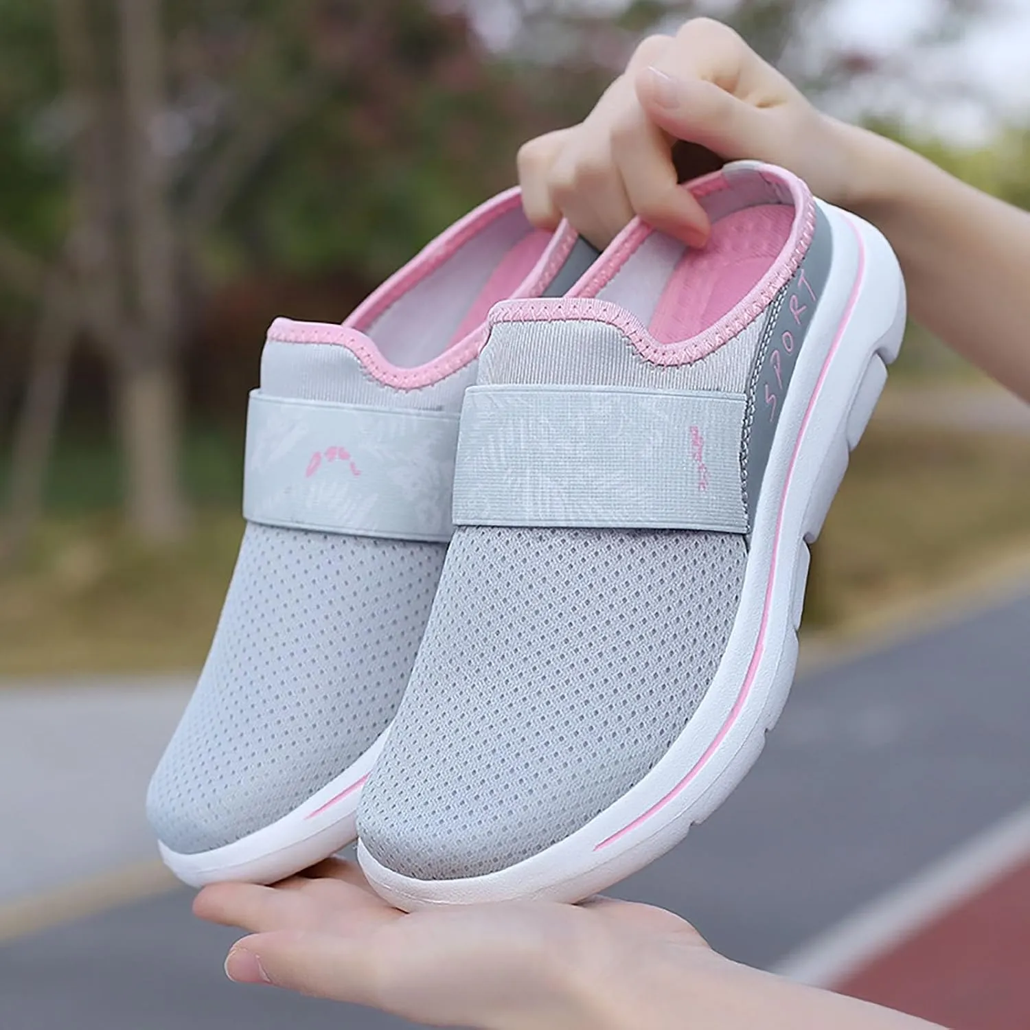 Running Shoes for Women Flat Feet Ladies Shoes Casual Women's Fashion Sneakers Running Gym Tennis Athletic Mesh Steel Toe Tennis Shoe Loafers Dress Shoe