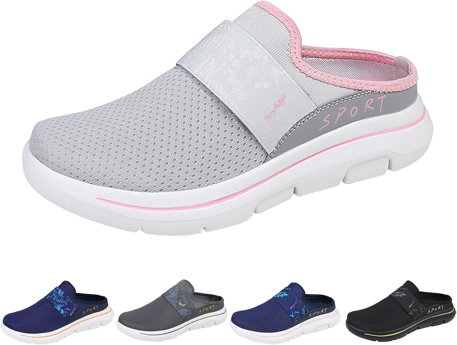 Running Shoes for Women Flat Feet Ladies Shoes Casual Women's Fashion Sneakers Running Gym Tennis Athletic Mesh Steel Toe Tennis Shoe Loafers Dress Shoe