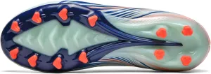 SARW Men's High-Top Soccer Cleats Football Shoes for Boys Girls Beginners Lightweight Youth Professional Indoor Outdoor Sports Athletic Baseball Lacrosse Sneaker Mint Green/Blue/White/Pink